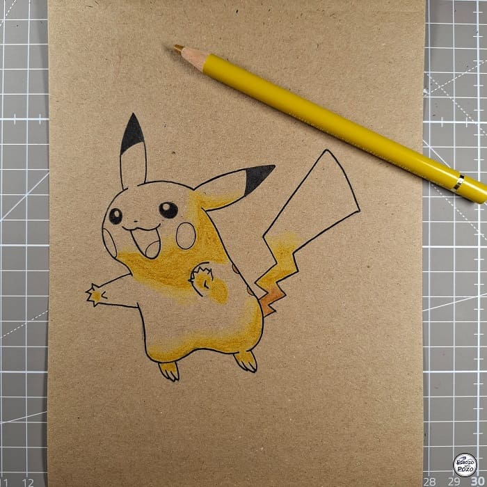 Dibujo Pikachu - Pokemon