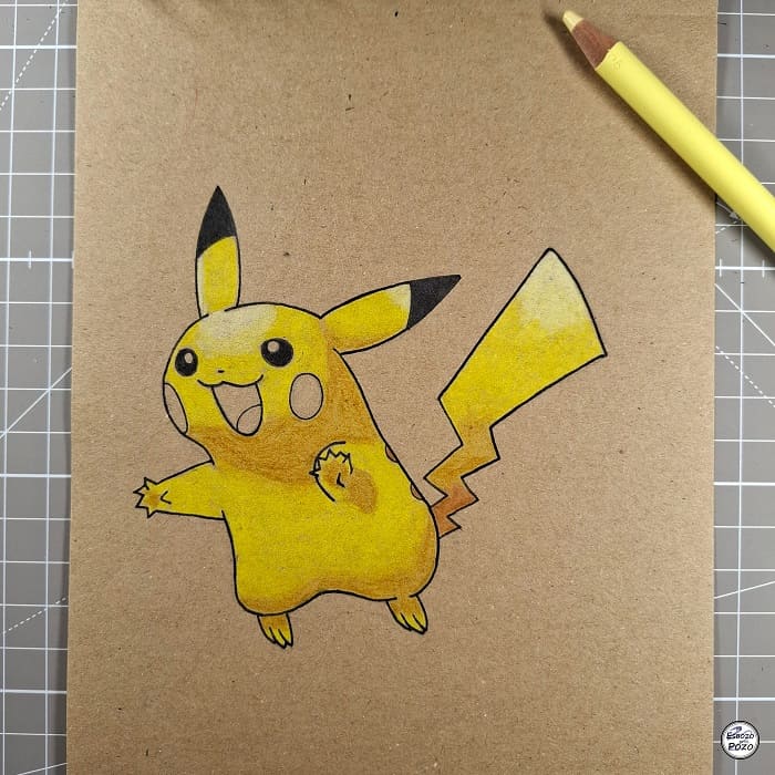 Dibujo Pikachu - Pokemon