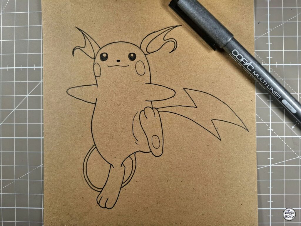 Dibujo Raichu Pokemon