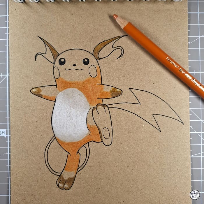 Dibujo Raichu Pokemon