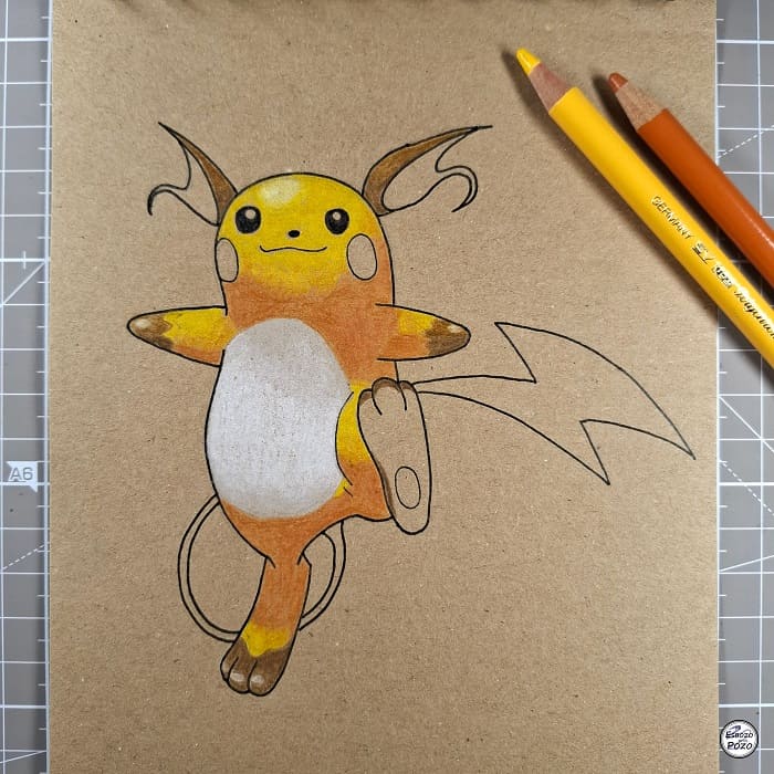 Dibujo Raichu Pokemon