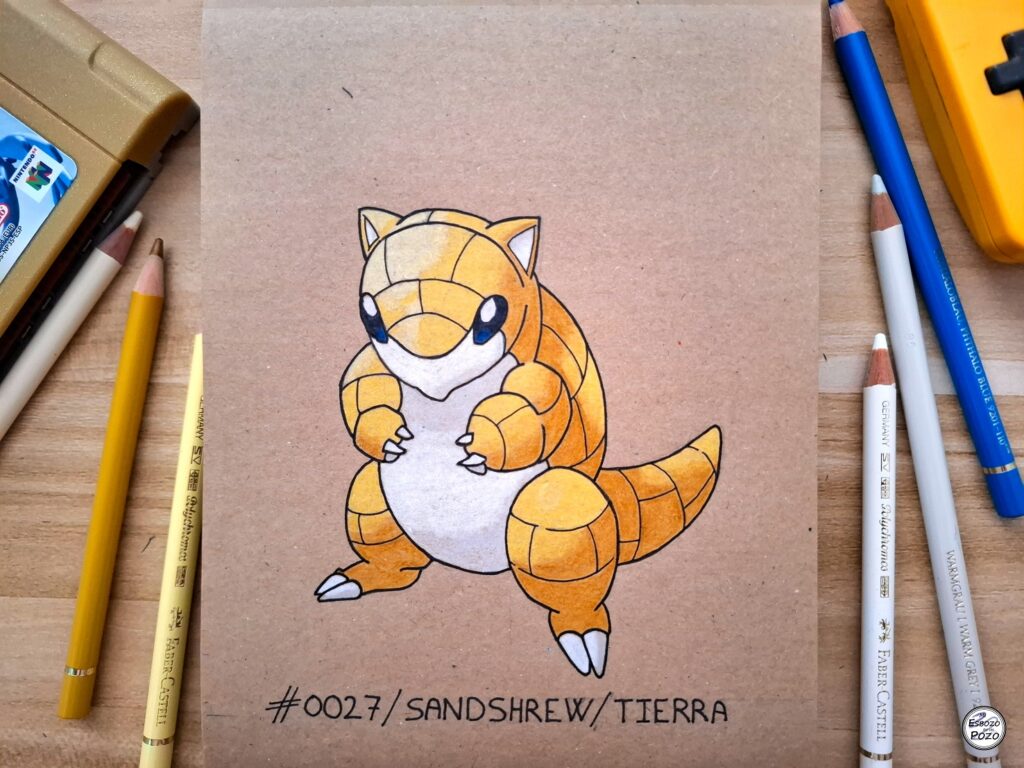 Dibujo Sandshrew Pokemon