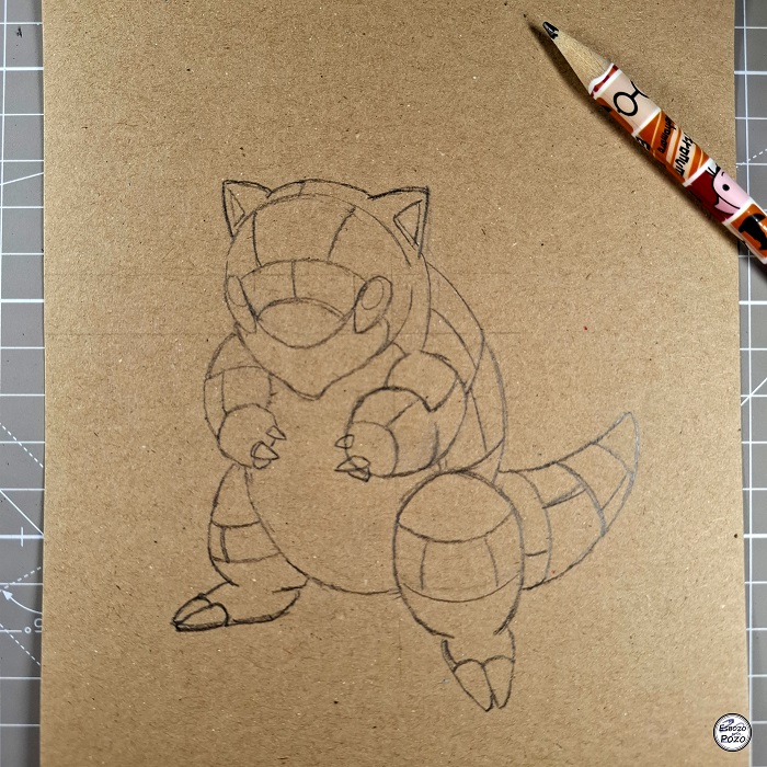 Dibujo Sandshrew Pokemon
