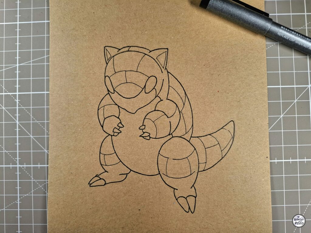 Dibujo Sandshrew Pokemon
