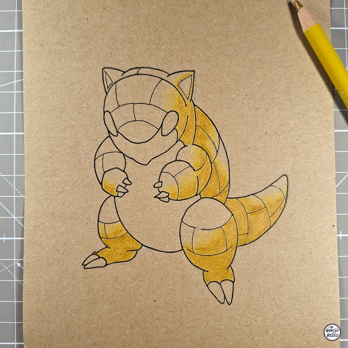 Dibujo Sandshrew Pokemon