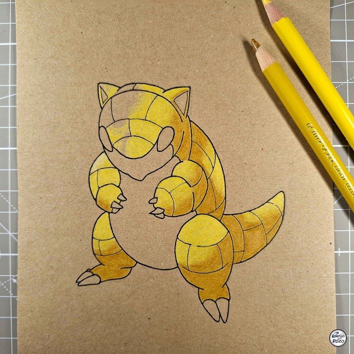 Dibujo Sandshrew Pokemon