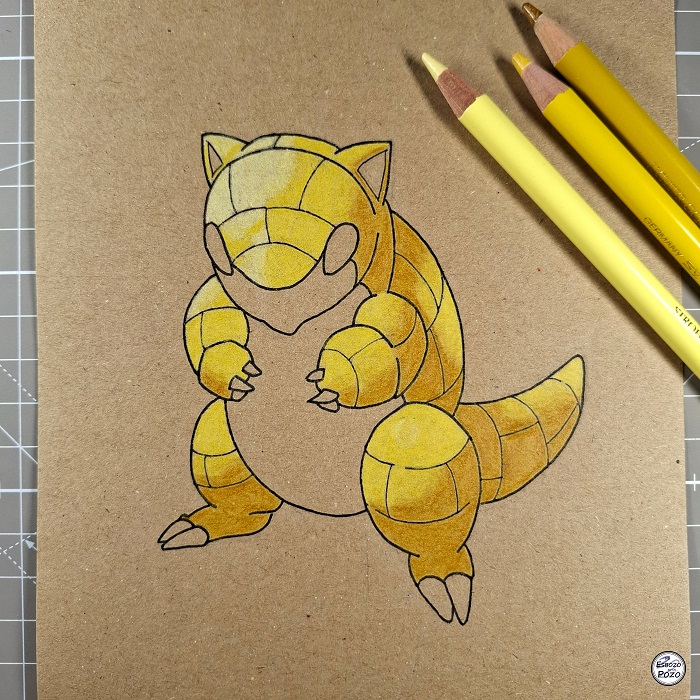 Dibujo Sandshrew Pokemon