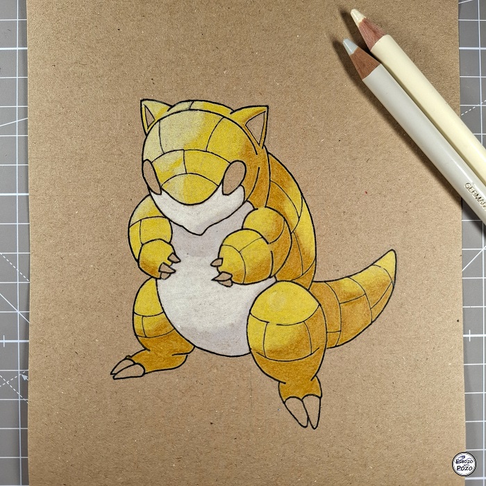 Dibujo Sandshrew Pokemon