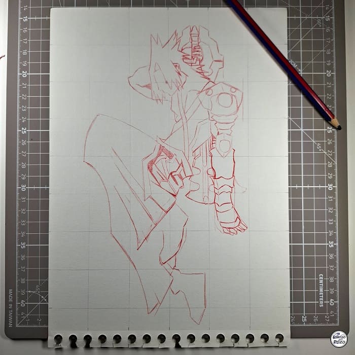 Dibujo de Terra Kingdom Hearts