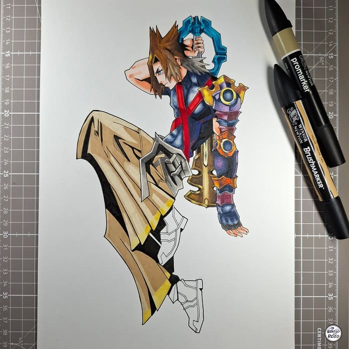 Dibujo de Terra Kingdom Hearts
