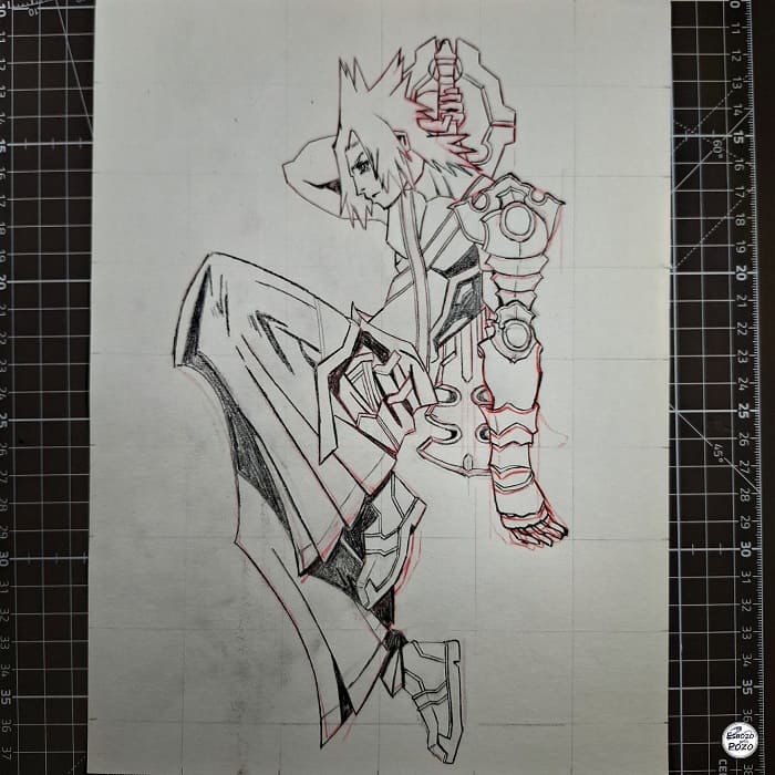 Dibujo de Terra Kingdom Hearts