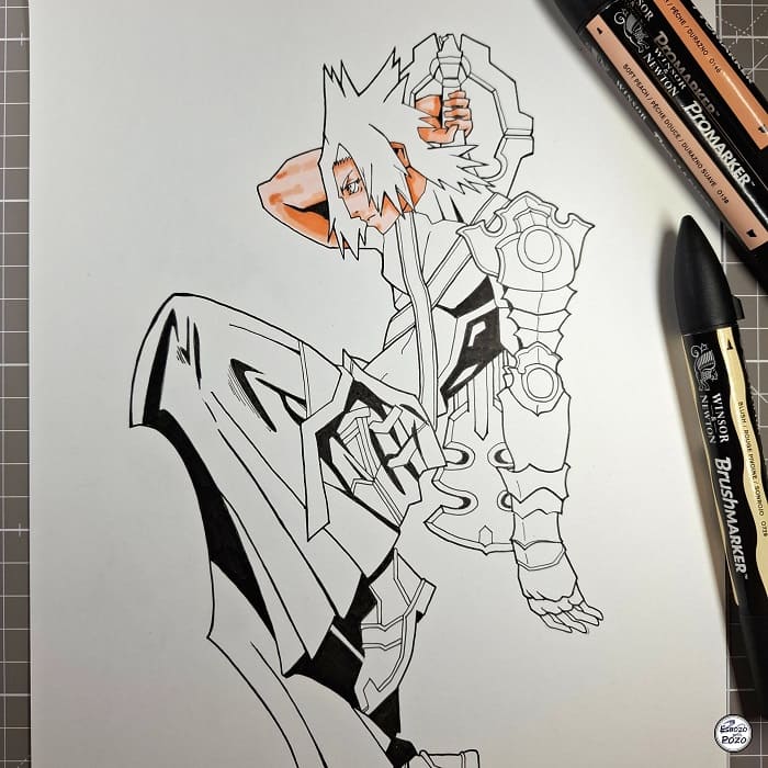 Dibujo de Terra Kingdom Hearts
