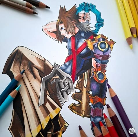 DIBUJO TERRA | KINDGOM HEARTS BIRTH BY SLEEP