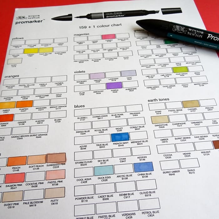 Rotuladores Winsor&Newton Promarker